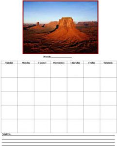Free Printable Business Calendar #3 - Small Business Free Forms
